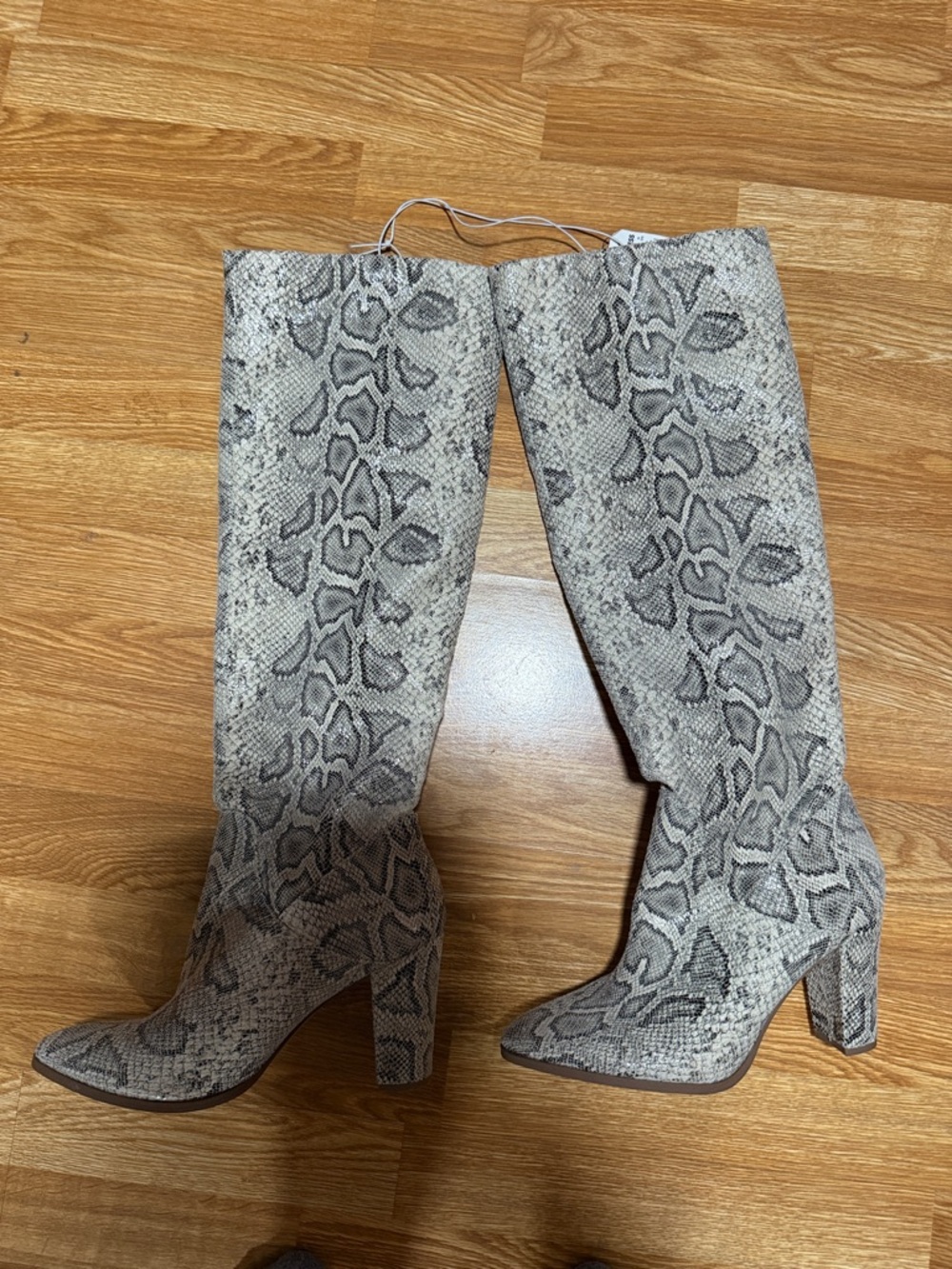 Express boots snakeskin